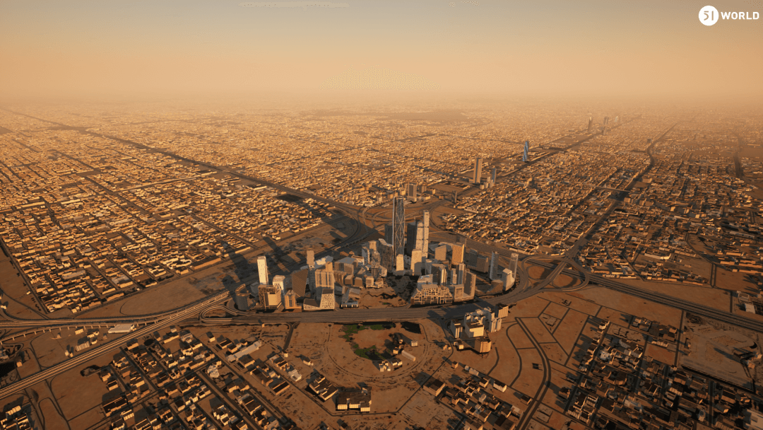 Urban General 3D Asset — Riyadh, the capital of Saudi Arabia