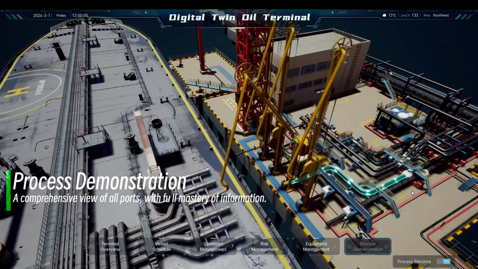 Digital Twin Oil Terminal